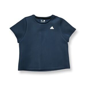 Adidas Dark Blue Tee with Logo Neoprene material